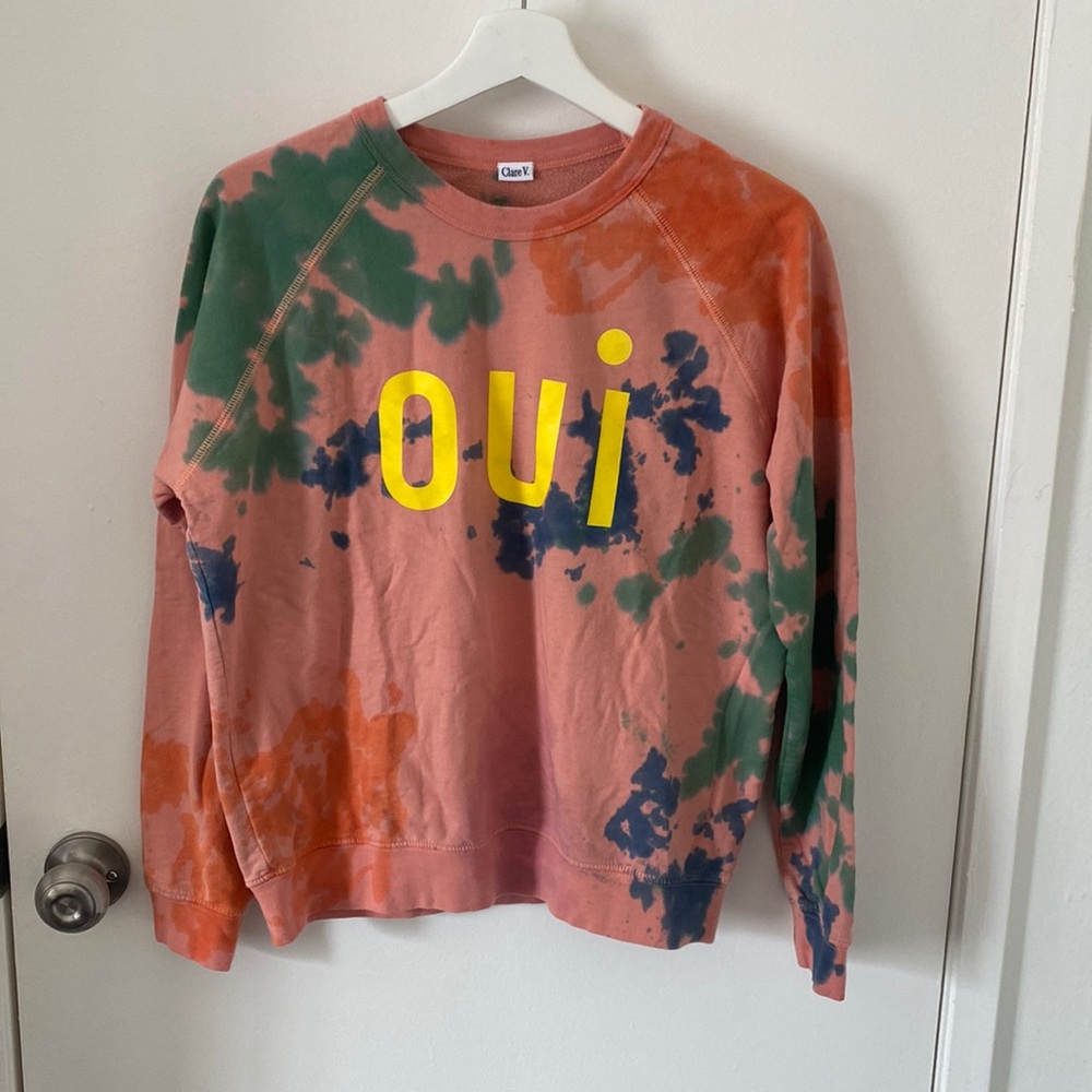 Clare V. Tie Dye Sweatshirt - Medium